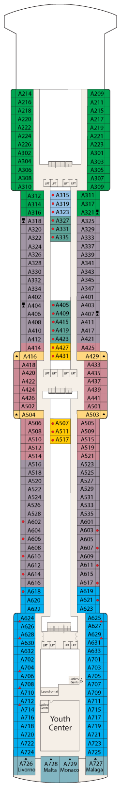 Island Princess Deck Plans