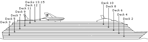Adventure of the Seas Deck Plans Adventure of the Seas Deck Plans