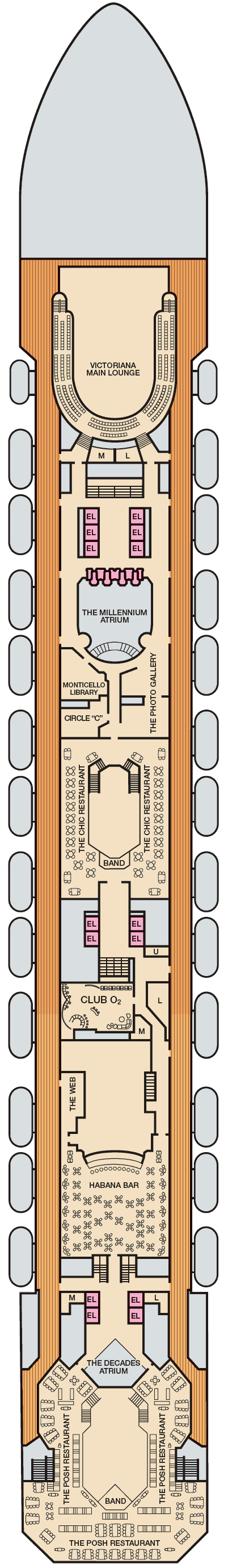 Carnival Freedom Deck Plans