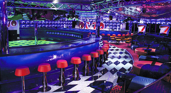 70''s Dance Club on Carnival Freedom