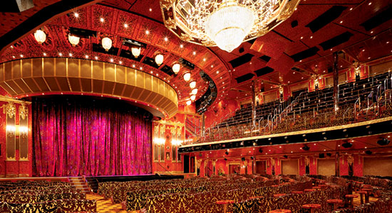 Amber Palace Main Lounge on Carnival Glory