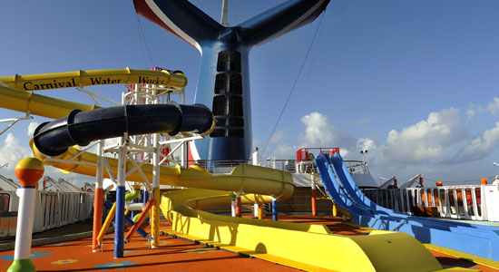 Carnival Waterworks on Carnival Sensation