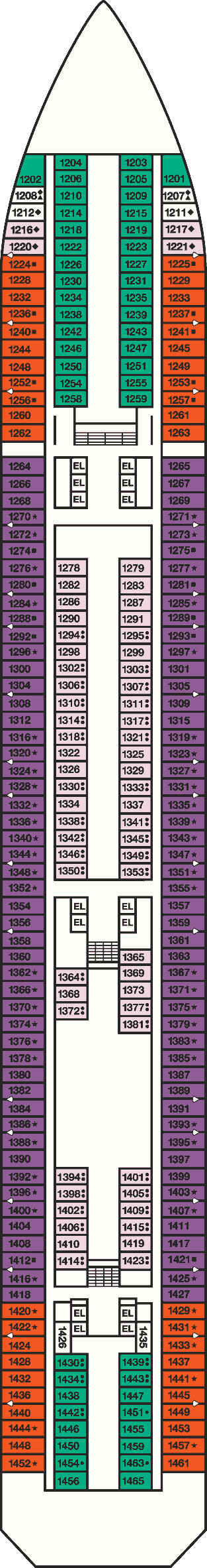 Carnival Valor Deck Plans