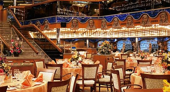 Atlantic Dining Room on Carnival Victory