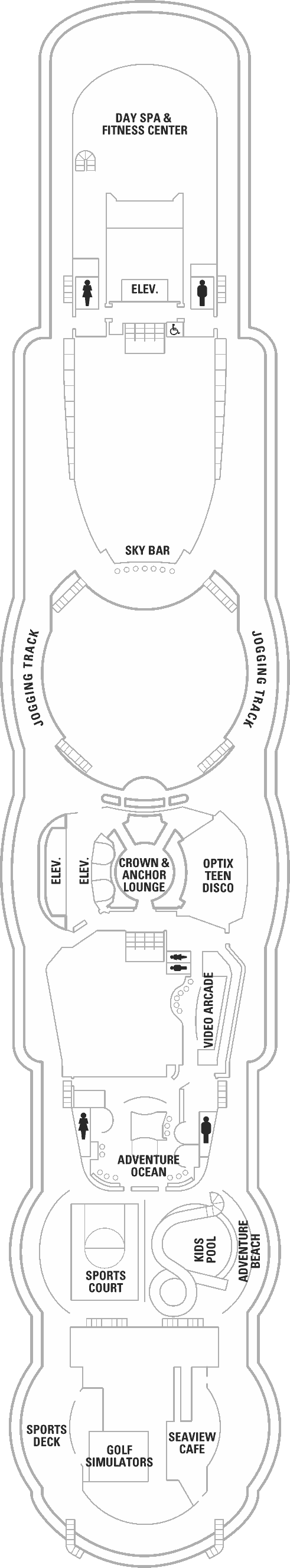 Jewel of the Seas Deck Plans