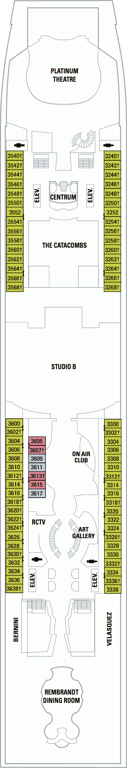 Liberty of the Seas Deck Plans
