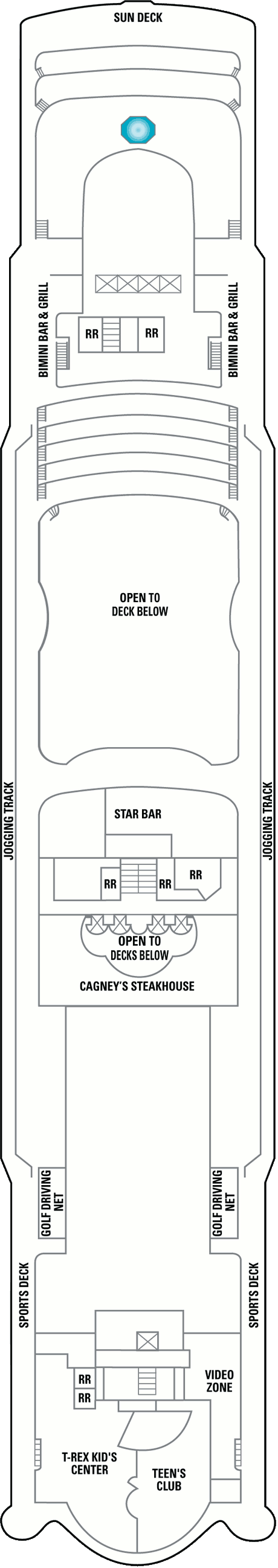 Norwegian Dawn Deck Plans