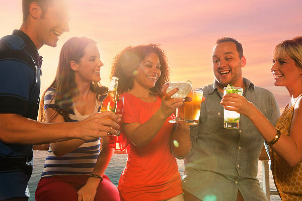 5 O''Clock Somewhere Bar on Norwegian Escape