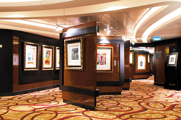Art Gallery on Norwegian Escape