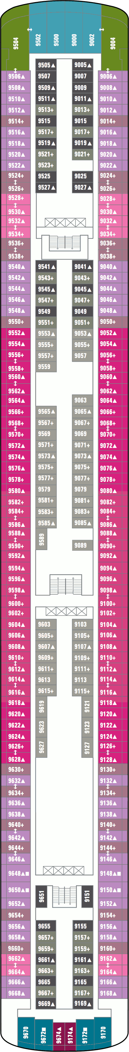 Suite 9172 On Norwegian Jade Category 3S