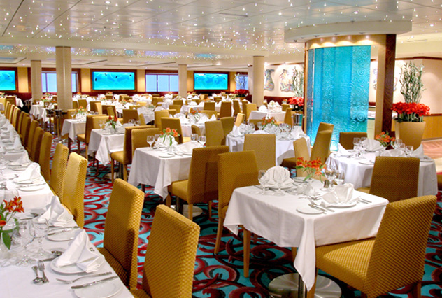 Aqua Main Dining Room on Norwegian Spirit
