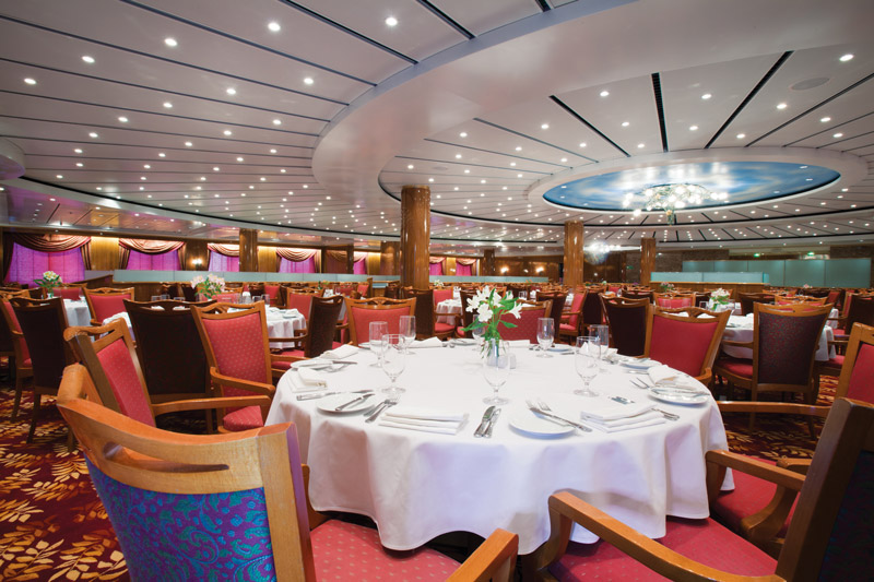 Four Seasons Dining Room on Norwegian Sun