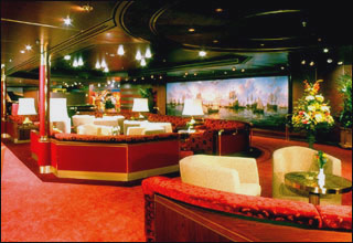 Explorer''s Lounge on Prinsendam