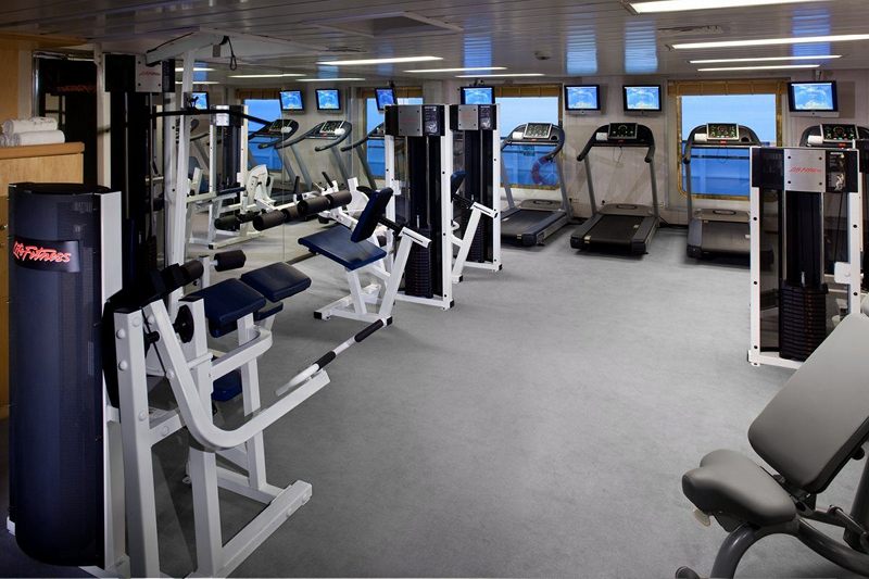 Fitness Center on Seabourn Quest