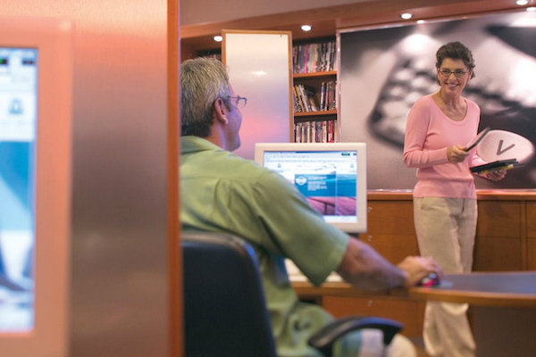 Business Center on Seven Seas Explorer